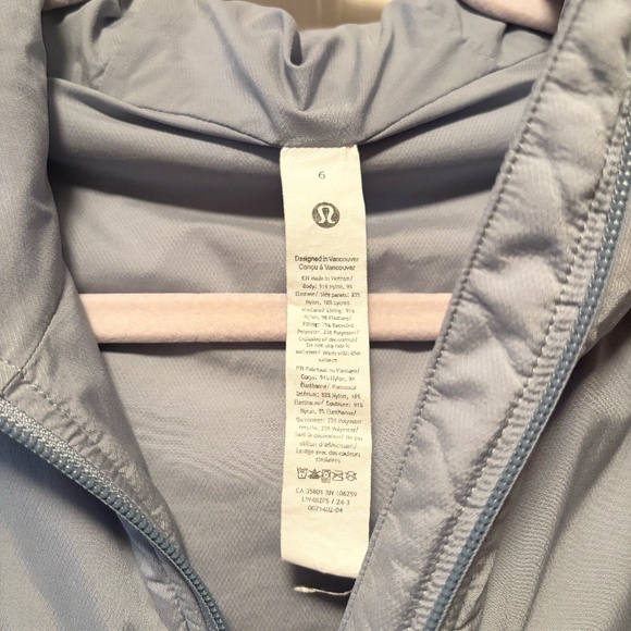 Lululemon Push Your Pace Jacket Colour Concrete Blue - Picture 6 of 7